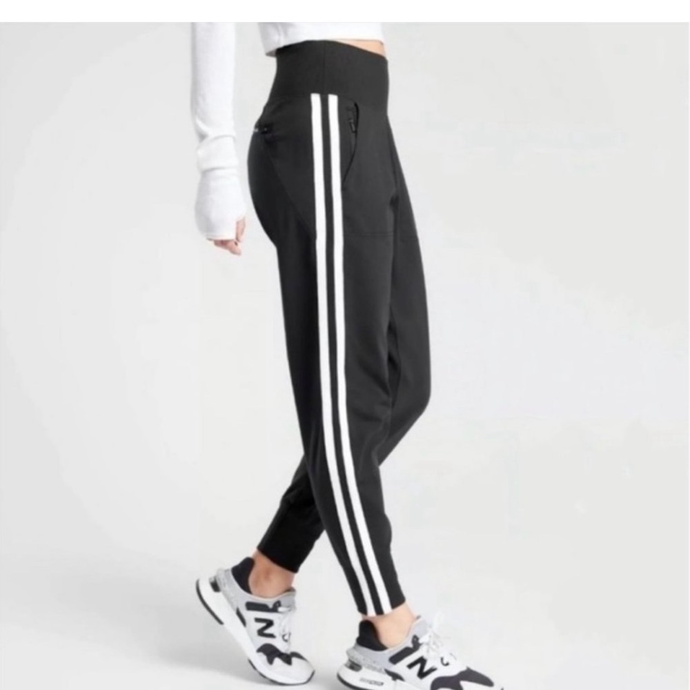 Athleta Venice Side Stripe Joggers Pants